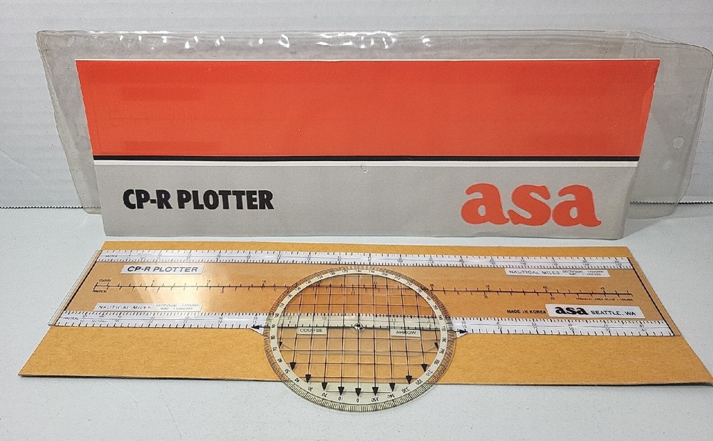 ASA CP-R Plotter Rotating Chart Vintage 1987
