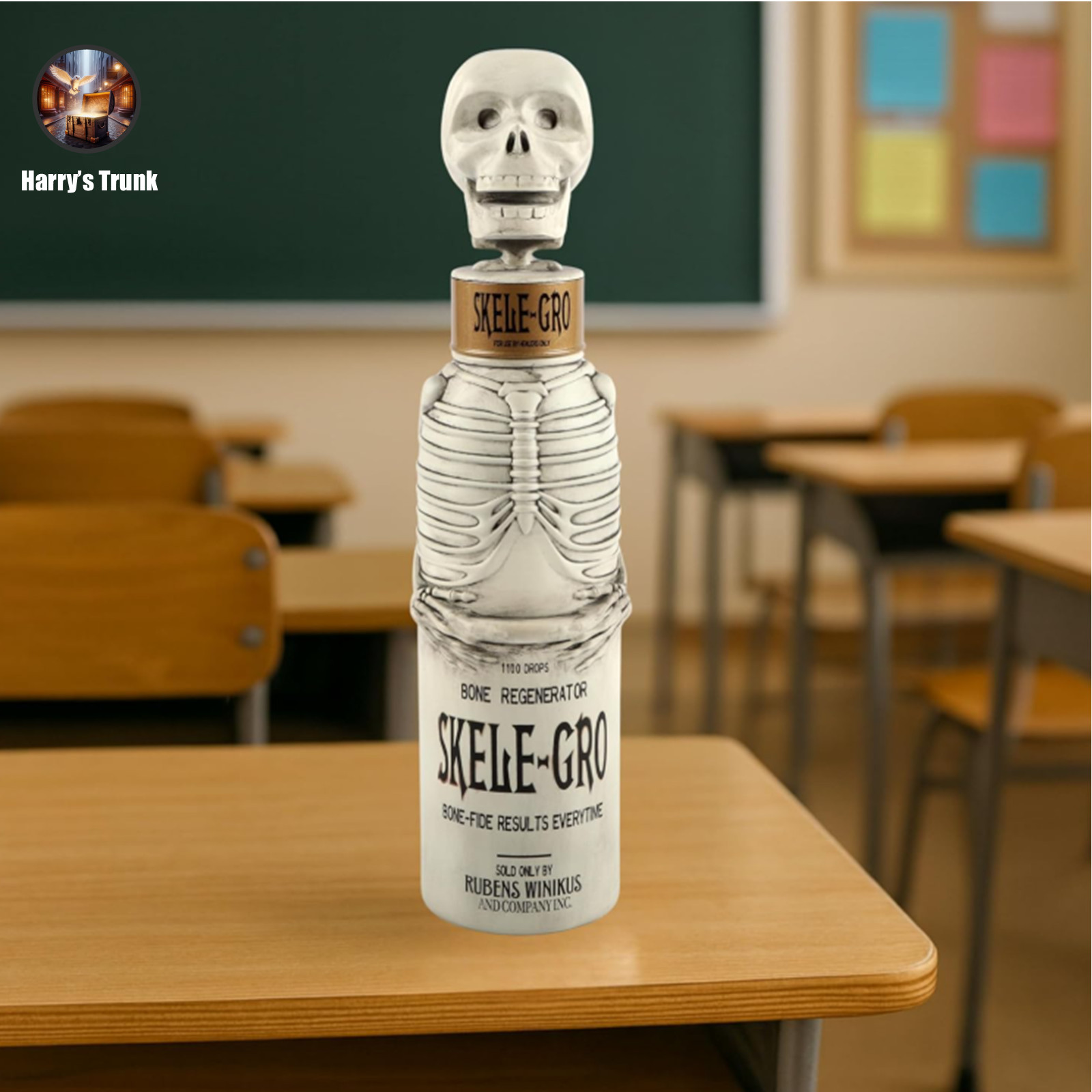 Harry Potter and the Chamber of Secrets Skele-Gro Replica Water Bottle-UK import