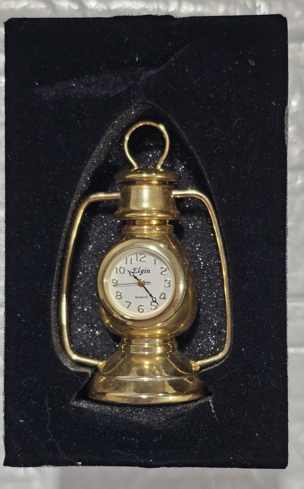Elgin Quartz Miniature Lantern Clock