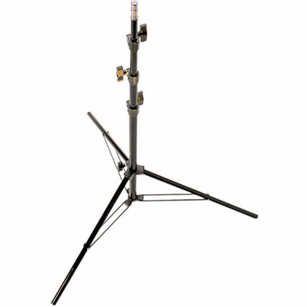 Avenger Midi Kit 7.8' Lightstand, Four Riser, Black Aluminum