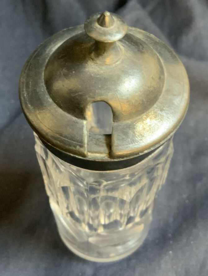Vintage Silver Plate Cruet Set & Stand