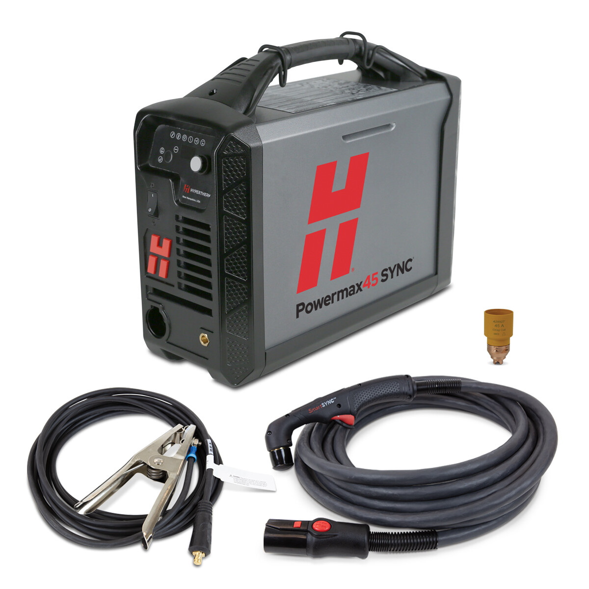 Hypertherm Powermax 45 Sync Plasma Cutter with 20 Foot Hand Torch 088560