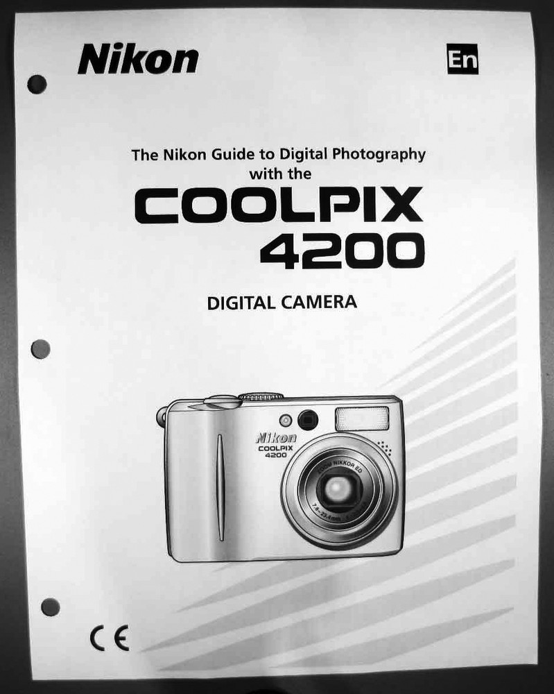 Nikon CoolPix 4200 Digital Camera User Guide Instruction  Manual