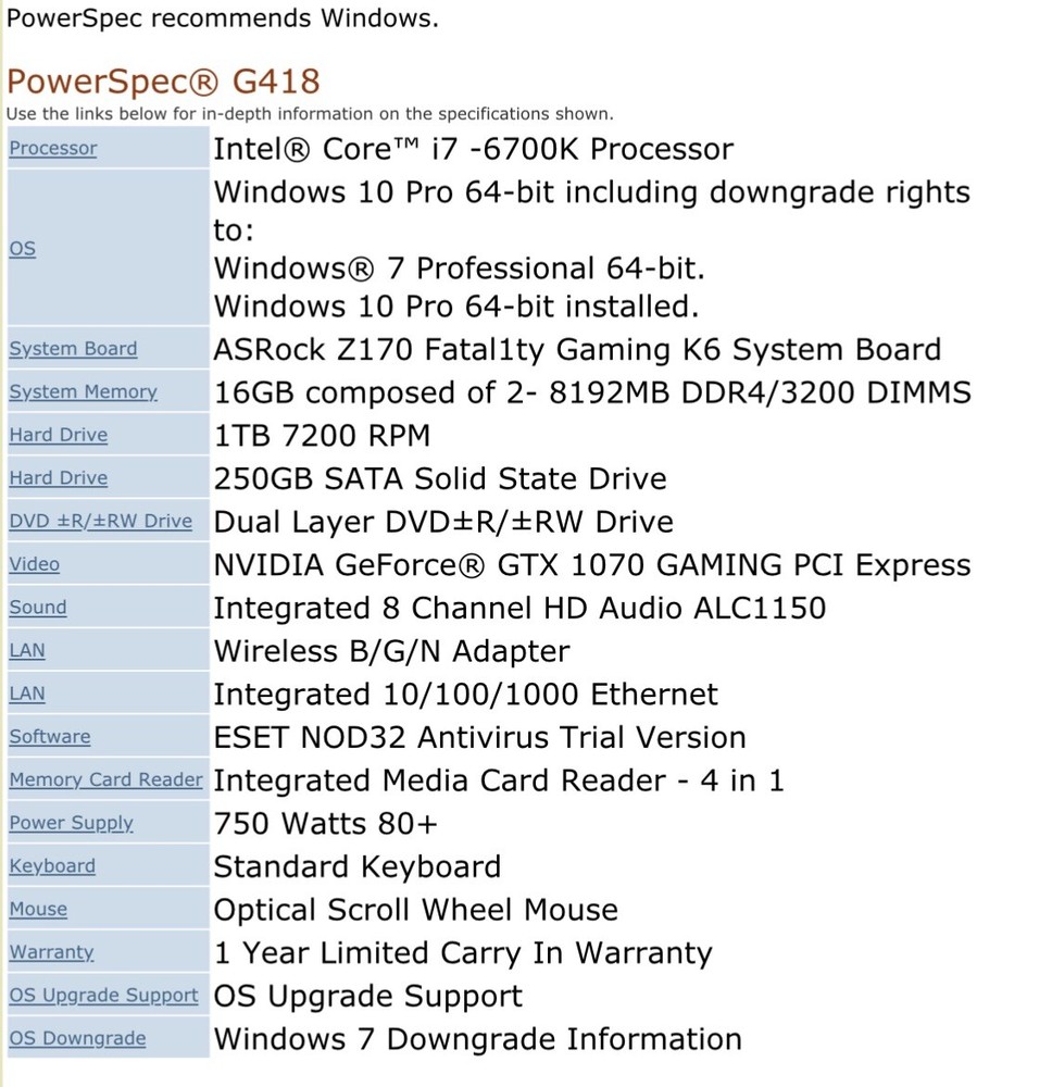 PowerSpec G41B Case PC Build - Not Complete Asrock Fatality Motherboard