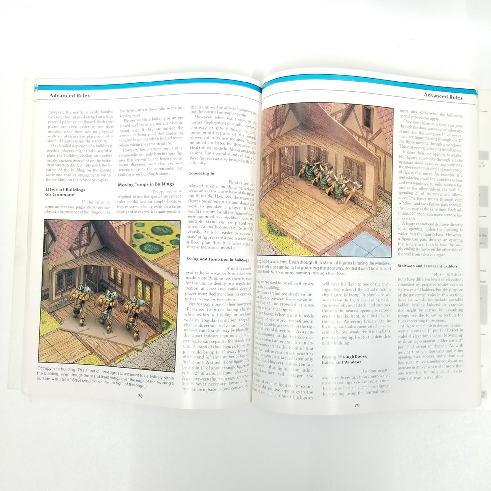 Advanced Dungeons & Dragons 2nd Edition - Battlesystem Miniatures Rules 9266 VG