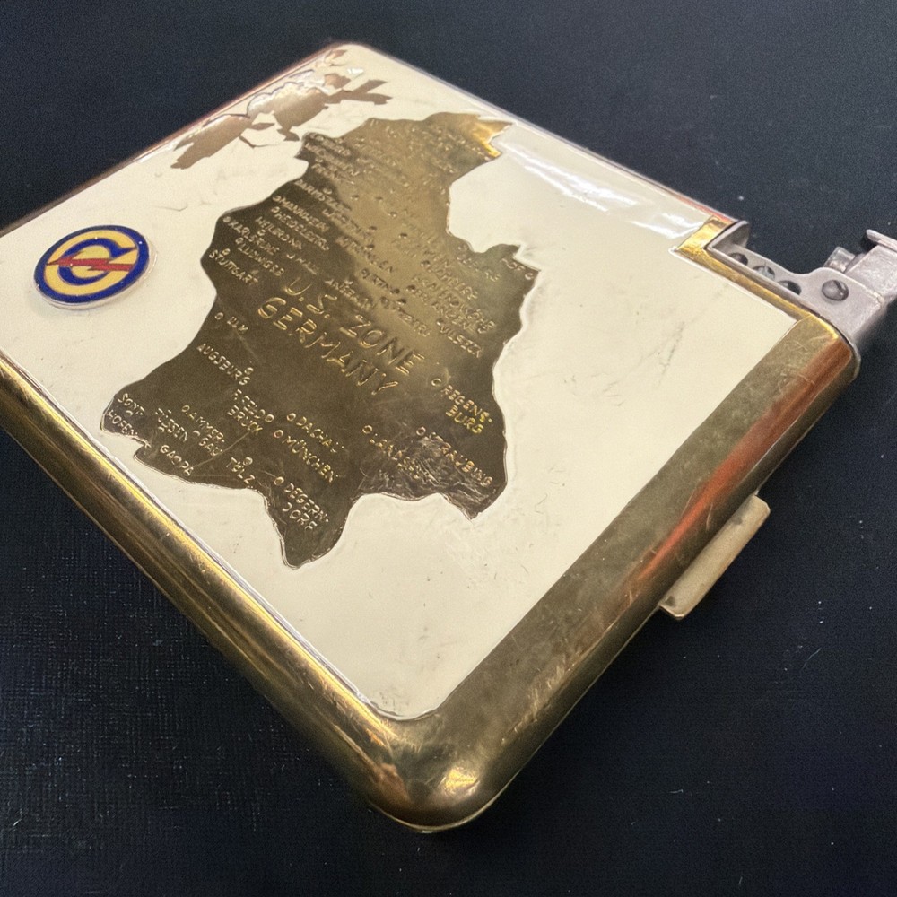 WW2 US Army Cigarette Case US ZONE GERMANY