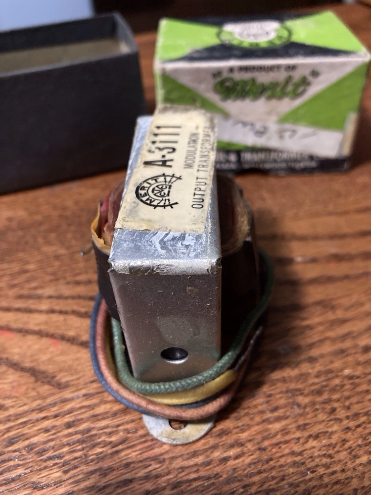 Merit A-3111 Modulation-Output Transformer NOS