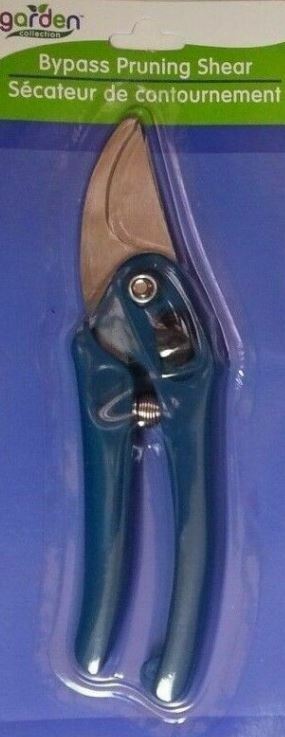 Garden Collection Locking Spring Serrated Pruning Shears Cutting Flowers