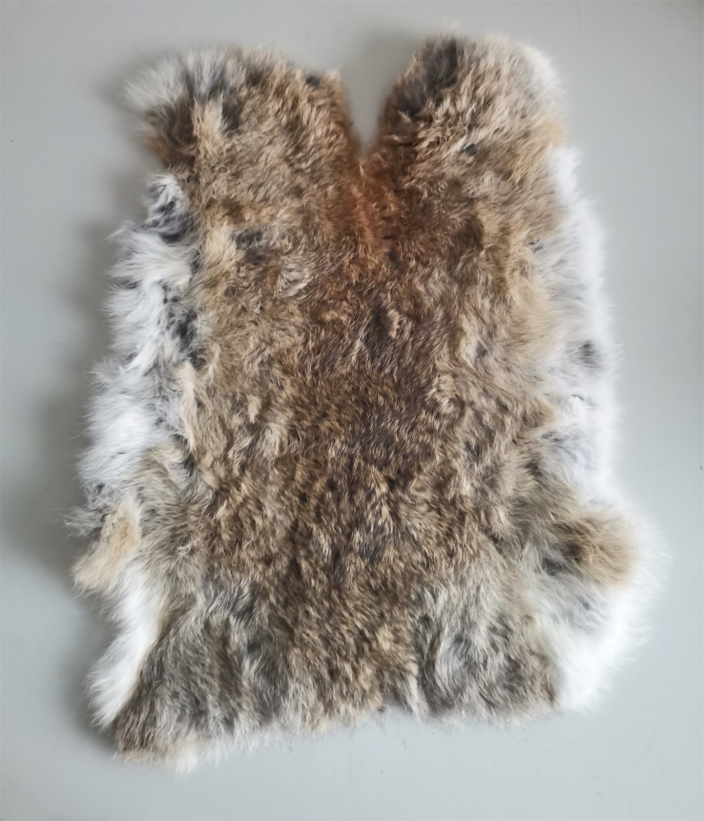 4x High Quality Tanned Rabbit Skin Pelt Animal Fur Hide Craft Grade Grass Yellow