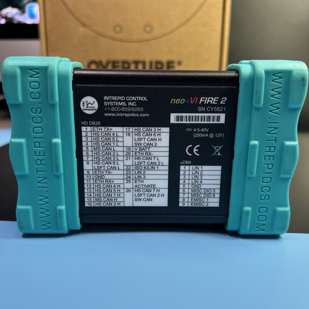 Intrepid NeoVI Fire 2 Multi Protocol vehicle Interface & Data Logger