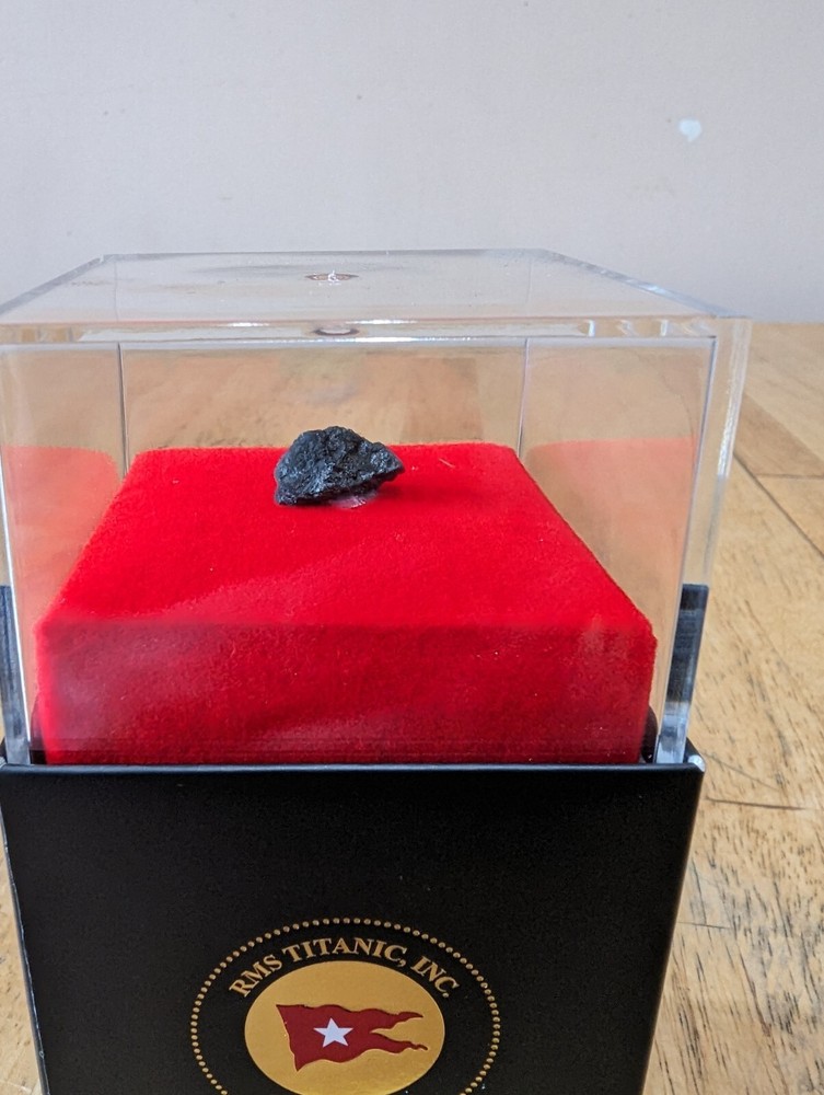 Titanic Authentic Coal In Case, Comes With COA