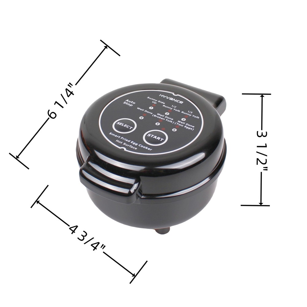 Hyvance Smart Fried Egg Cooker, 6 Fried Egg Features, Make fried egg like Sun...