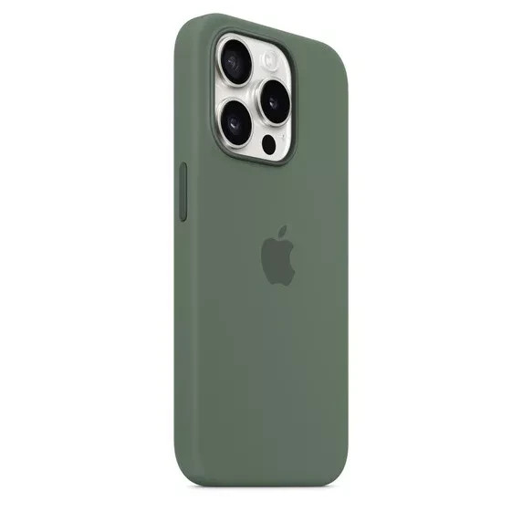 Compatible with iPhone Silicone Case MagSafe for iPhone 15 Pro Max - Cypress