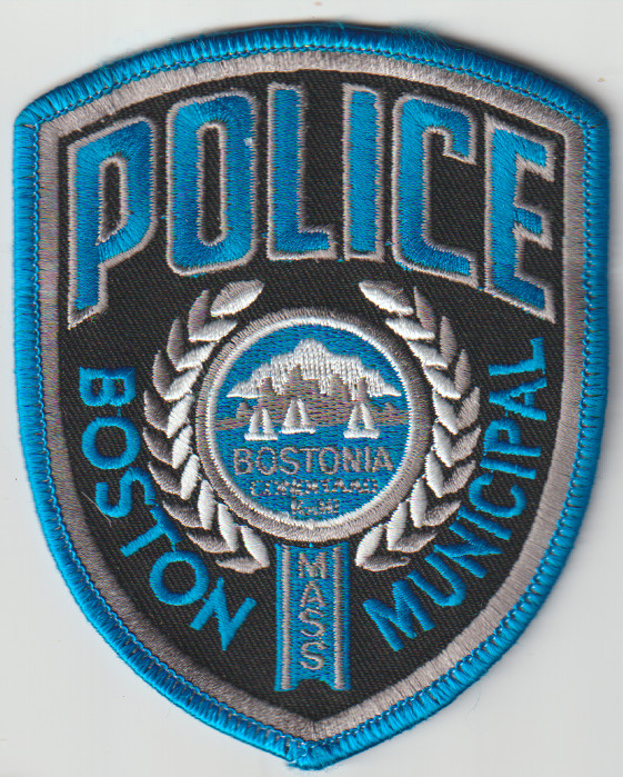 Boston MA Municipal non shield shape patch