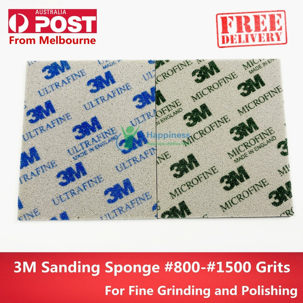 3M Softback Sanding Sponge - Basic polishing sets 800—1500 Grits