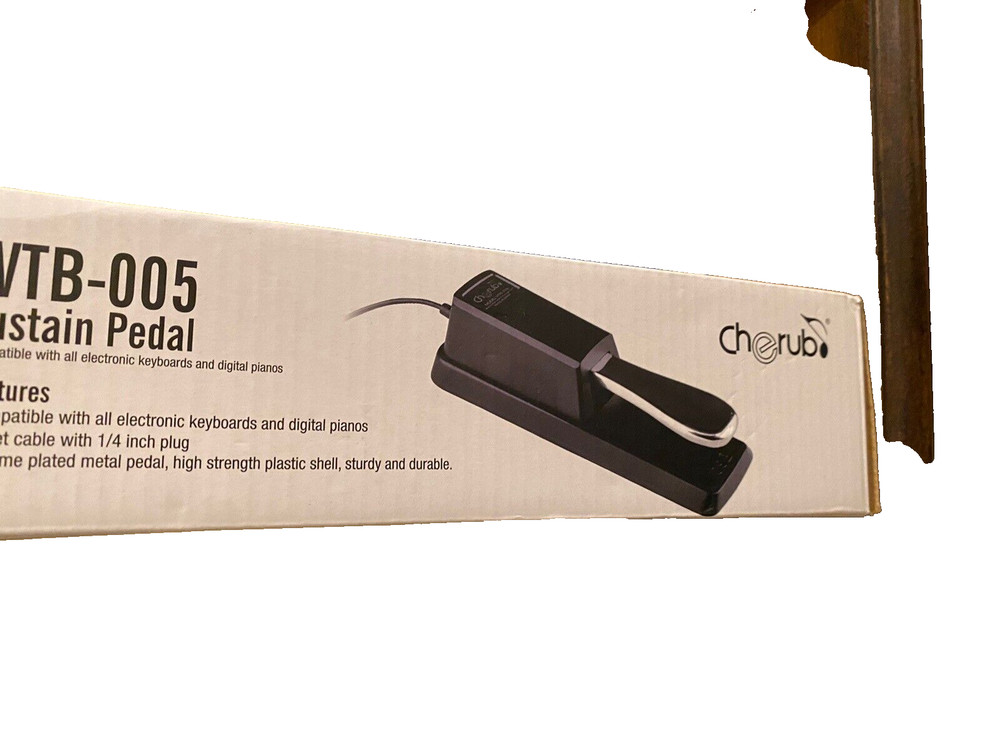 Cherub Sustain Pedal Model WTB-005 Opened Box