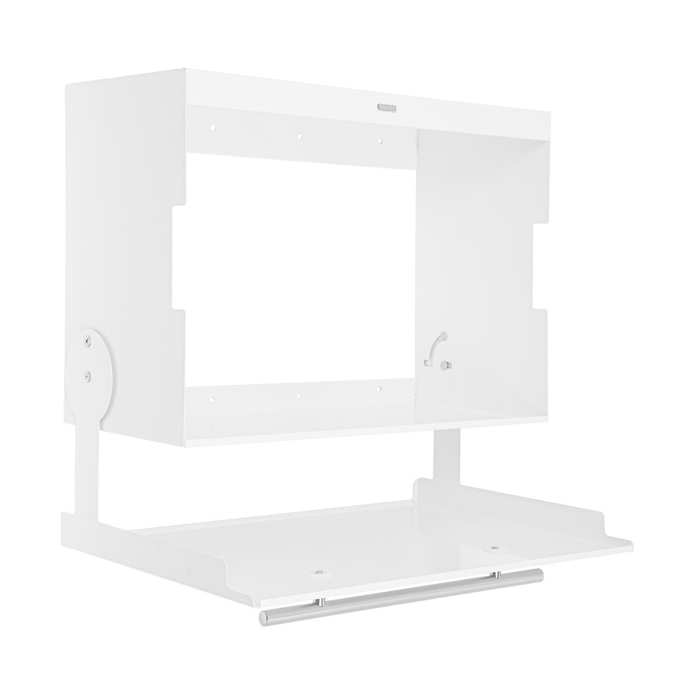 Kitchen Storage Rack with Pull-down Cover Wall Spice Organizer Under Cabinet