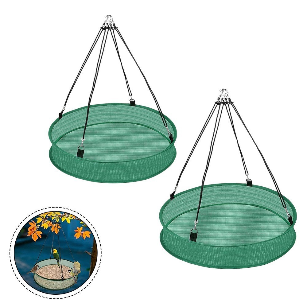 Polyester Bird Feeder Tray Designed for Outdoor Elements and Easy Maintenance