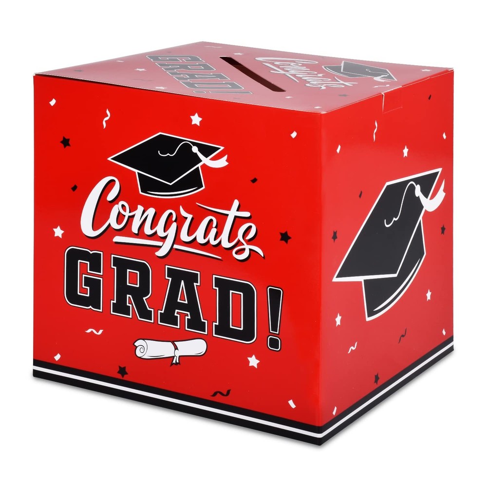Gatherfun 2026 Graduation Card Box Red