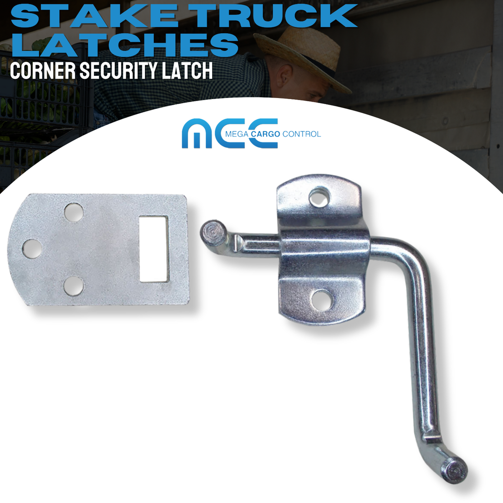 2 Pack Corner Side Gate Stake Bed Latches Bracket Set for Stake Trucks Trailer