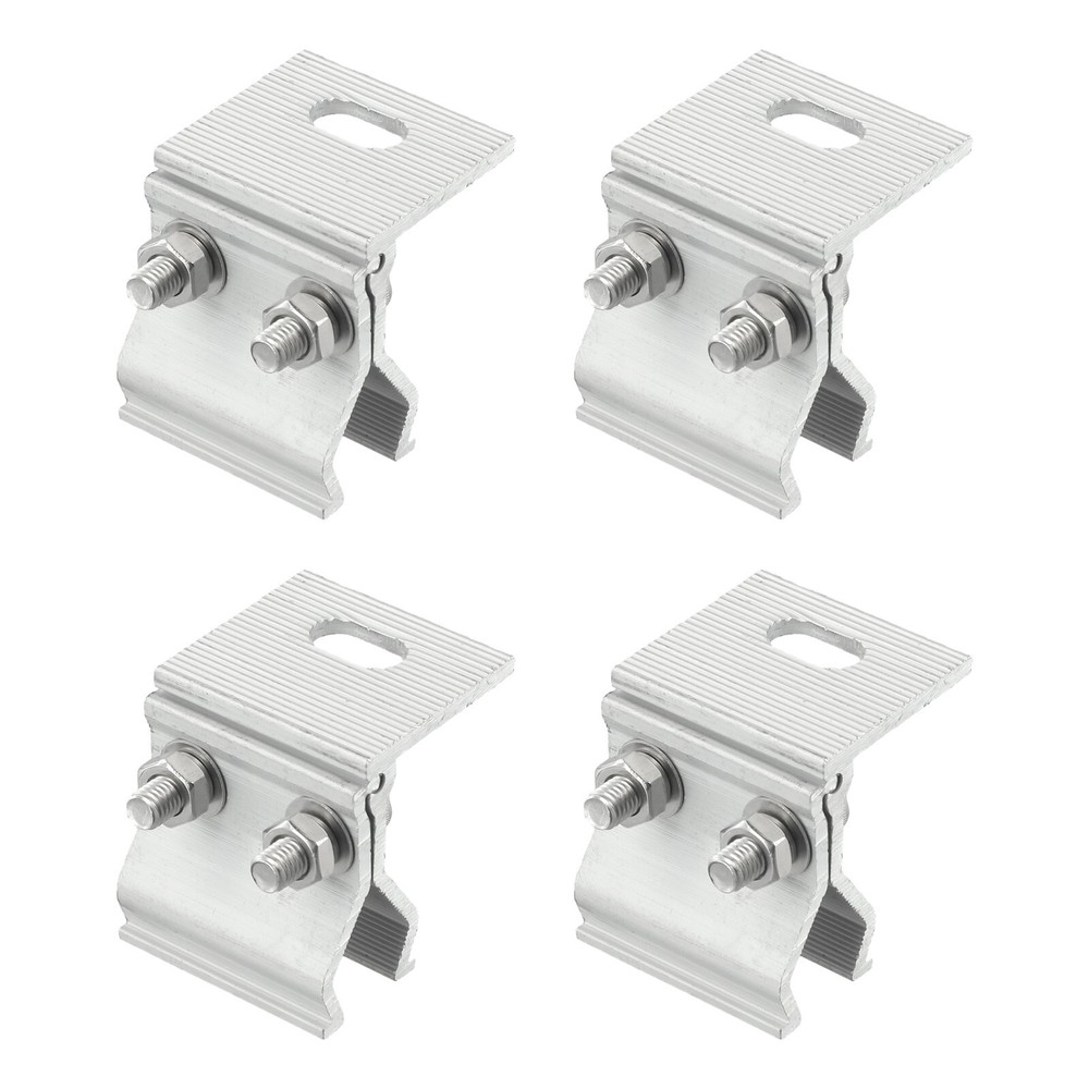 1/4Pcs Solar Panel Bracket Fixing Clamp Mounting Bracket Bracket For Roof New