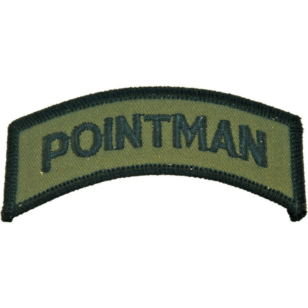 ARMY TAB "POINTMAN" (SUBDUED) Embroidered Shoulder Patch 3-1/2" (0841)
