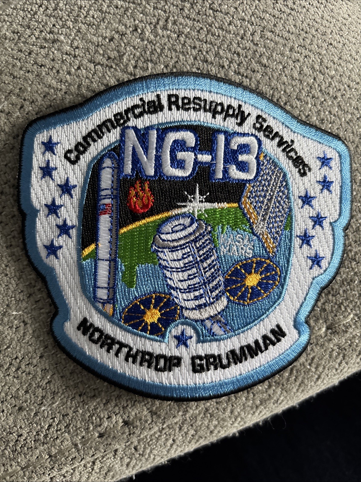 NASA Northrop Grumman NG-13 ISS Commercial Resupply Services Patch And Sticker