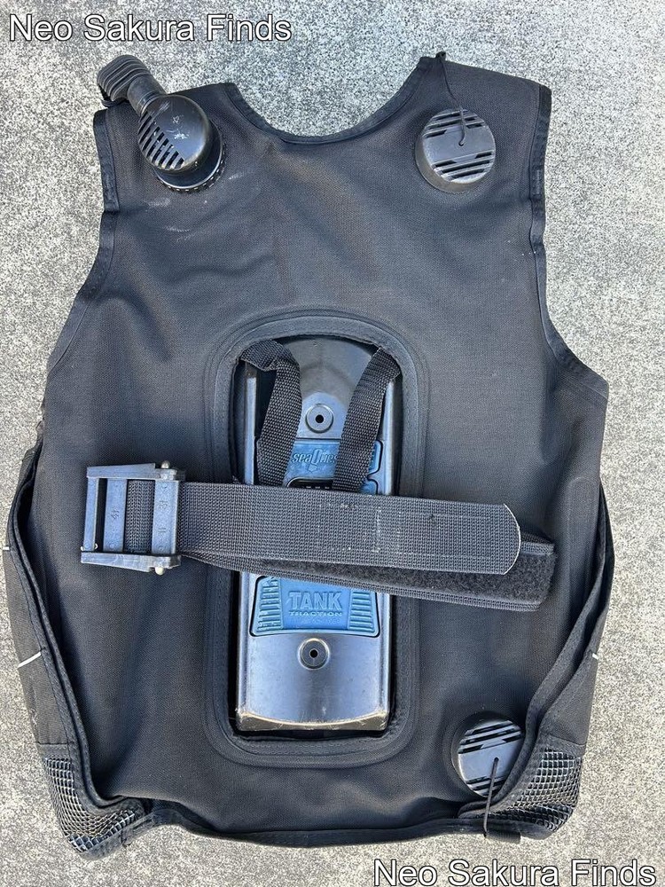Mares Aqua Lung BCD Jacket Regulator Set - Needs Overhaul, Used