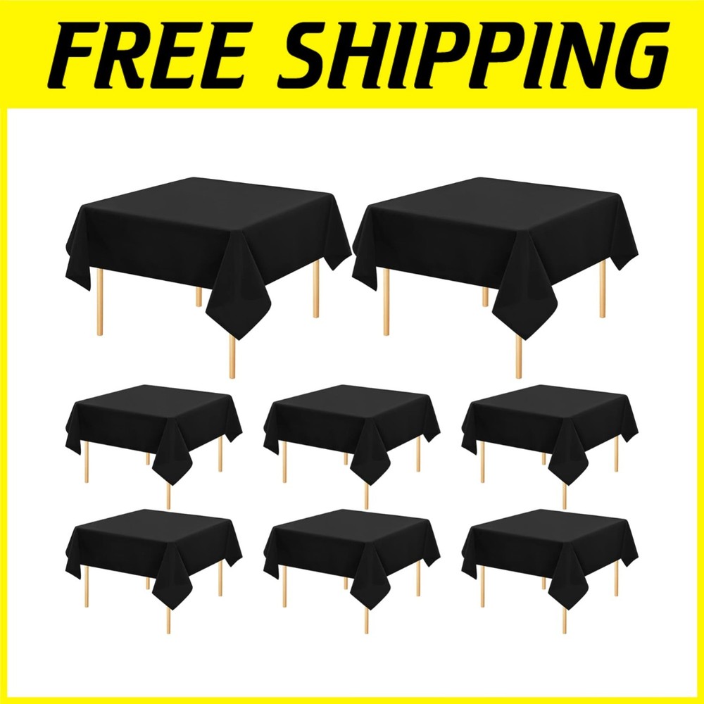 Stain Resistant Square Tablecloth Set