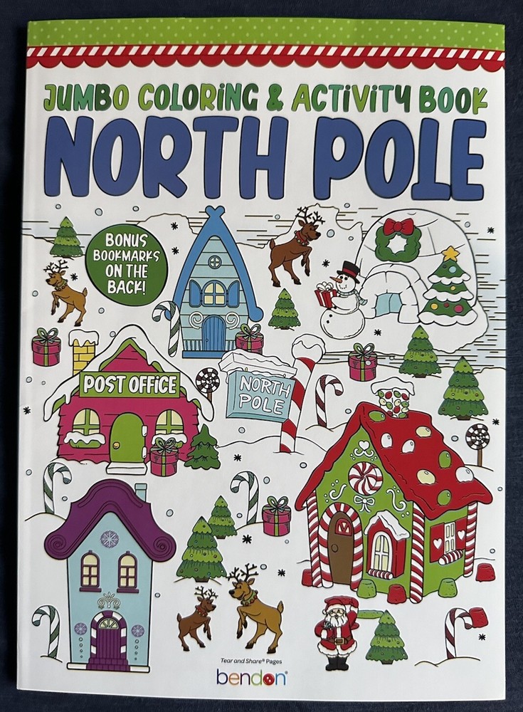 Bendon Jumbo Coloring & Activity Book North Pole