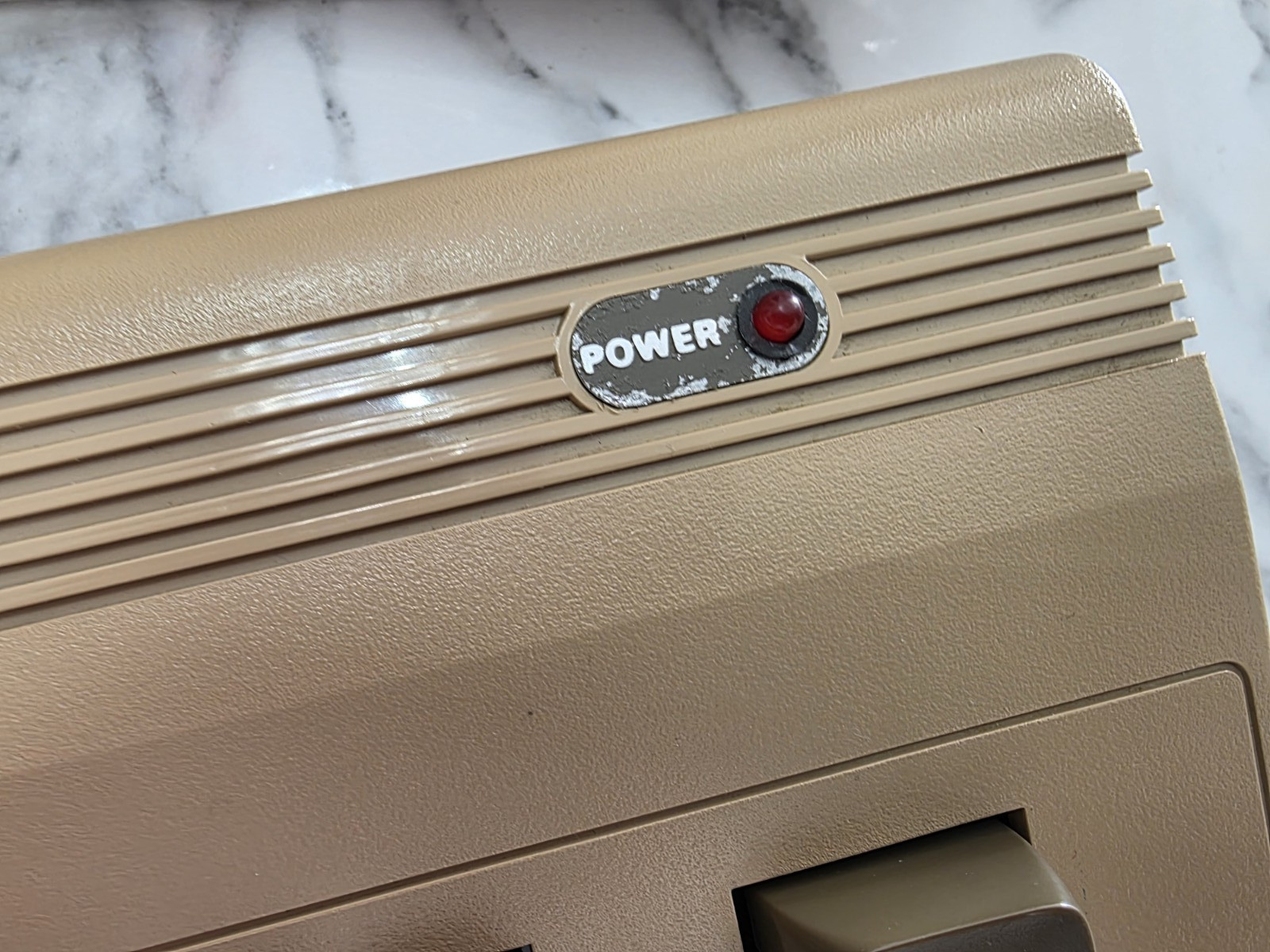 Commodore 64 Vintage Computer With Power Supply - Powers On *Please Read Desc.*