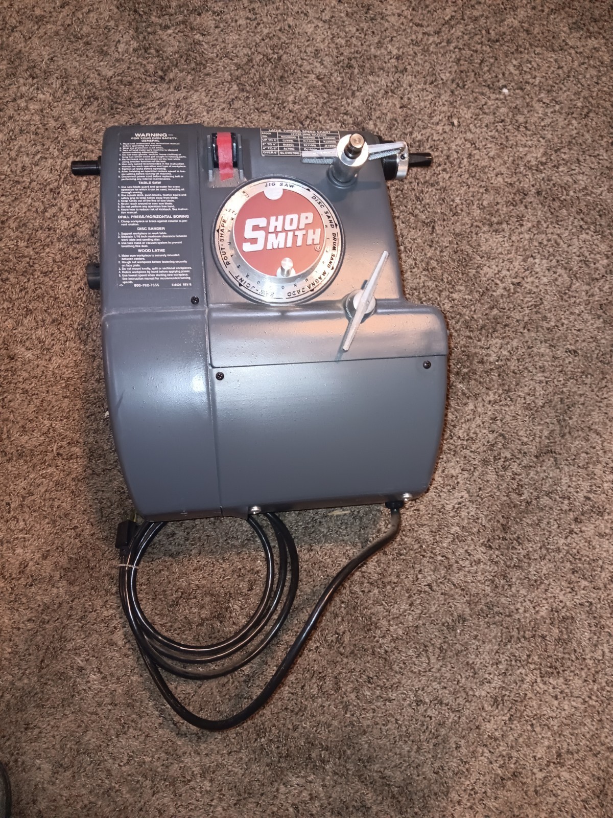 New Shopsmith Headstock