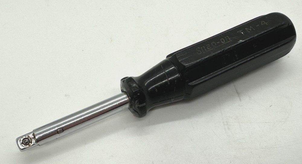 🇺🇸 Snap On Tools OCTO Grip 1/4 Socket Driver Spinner Screwdriver 6 Long Wrench