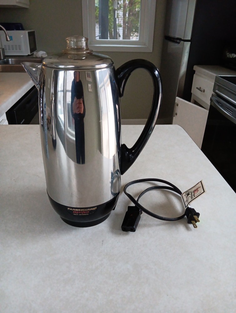 Farberware Superfast Fully Automatic 12 Cup Percolator Coffee Pot Model 142B