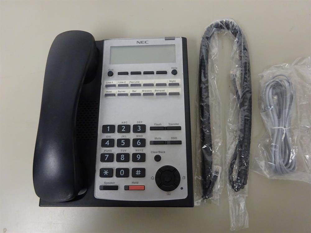 SL1100 12-Button Full-Duplex Tel Black