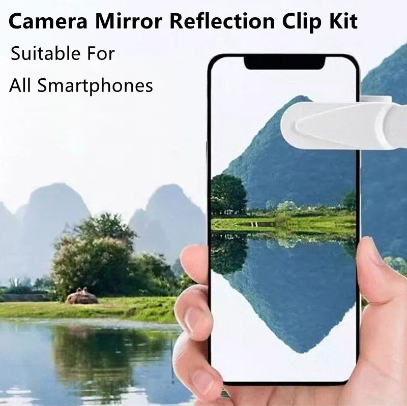 Smartphone Camera Mirror Reflection Clip Kit