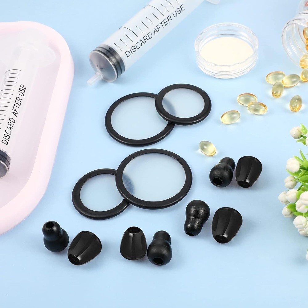 Comfortable Silicone Stethoscope Ear Tips & Replacement Diaphragms for All Ages