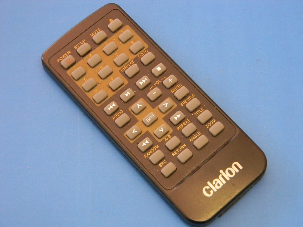 CLARION AUTO DVD PLAYER STEREO REMOTE CONTROL CONTROLLER