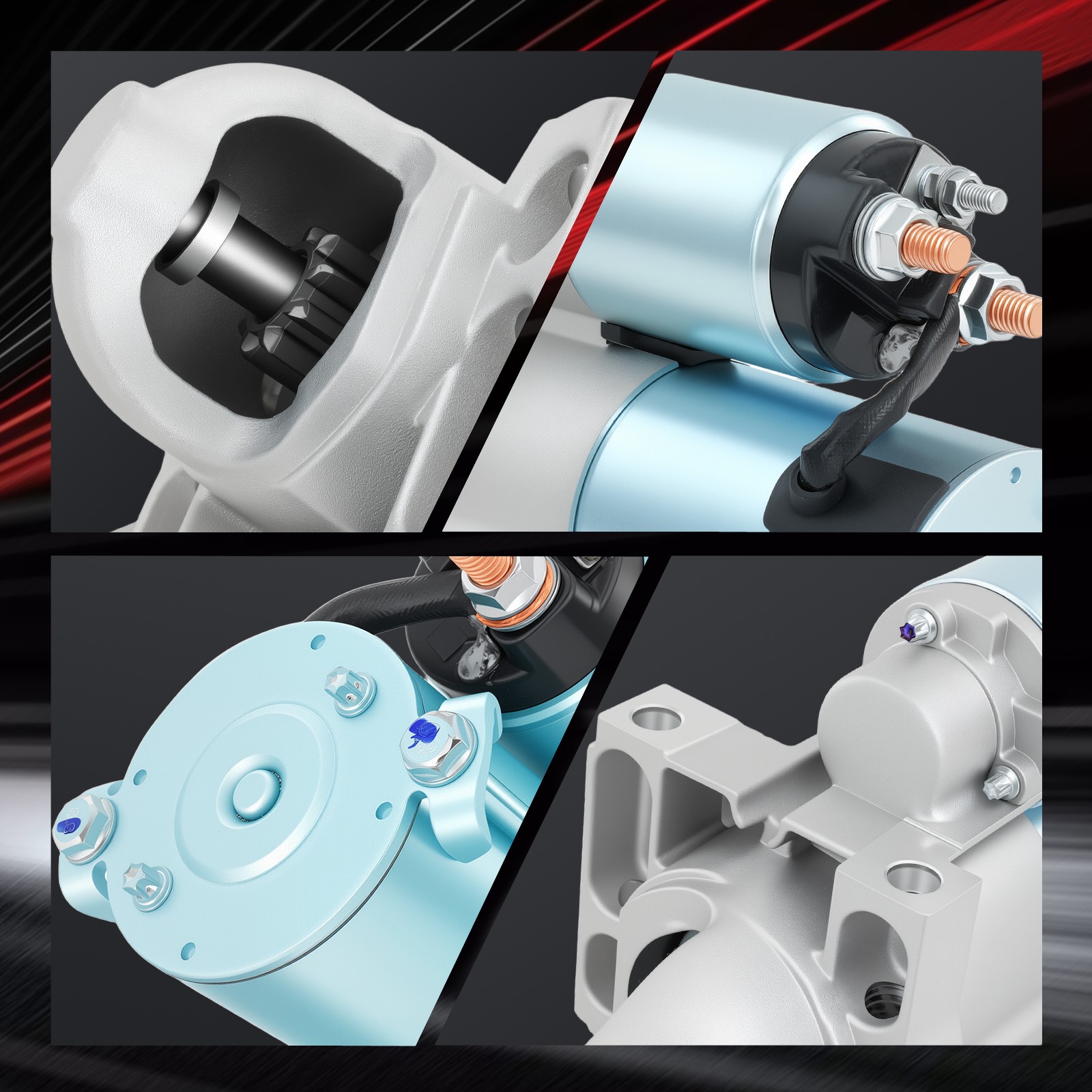 6494 Starter For Chevrolet Silverado 5.3L C15002004-2008 89018123 410-12257