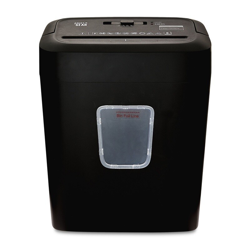 8 Sheet Micro Cut Shredder Auto Shut Off Pullout Basket Overload Protection New