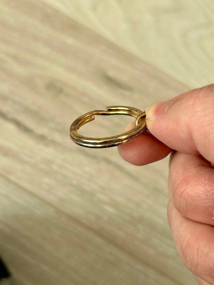 hide Yellow Heart Keychain FERNANDES