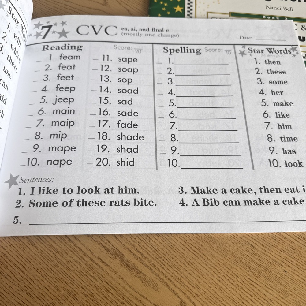 Seeing Stars Decoding Workbook Books 1, 2, & 3