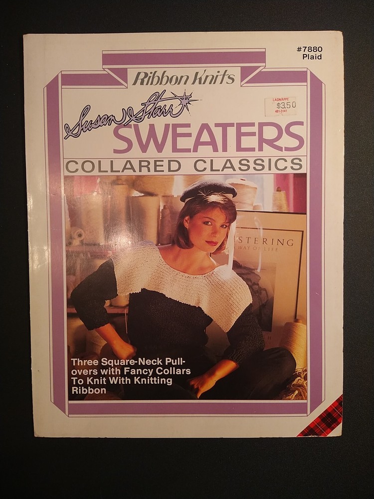 Ribbon Knits Susan Starr  SWEATERS COLLARED CLASSICS 3 Square Neck Pullovers