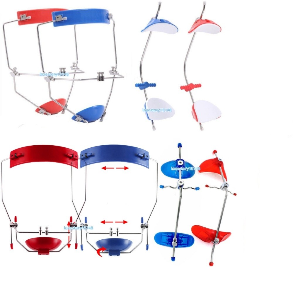 Dental Ortho Reverse Forward Pull Headgear Multi Adjustable Double/Single Lever