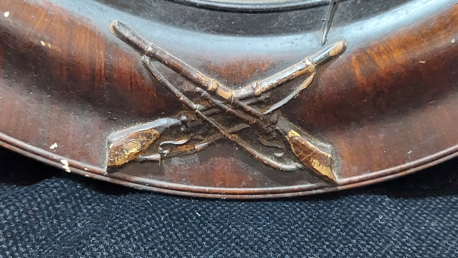 WWI Named Soldier Photo Dog Tags Convex Glass Military Frame