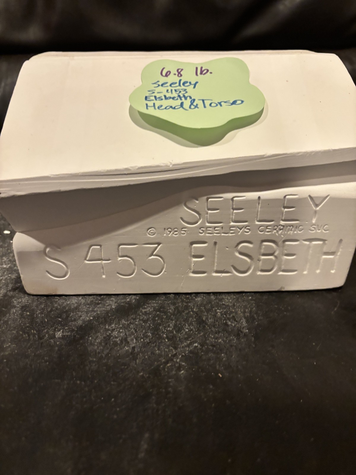 Vintage Seeley Ceramics Doll Mold S-453 Elsbeth head and torso