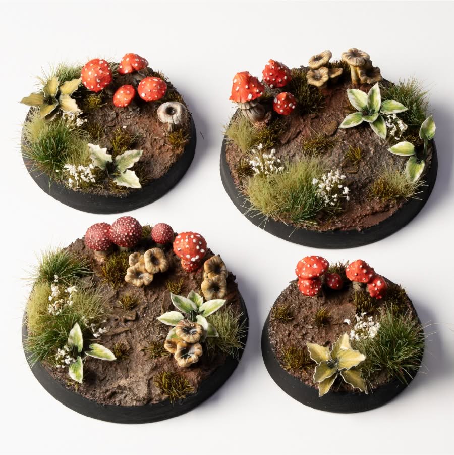 Gamers Grass: Basing Bits - Forest Mushrooms - GGBB-FM
