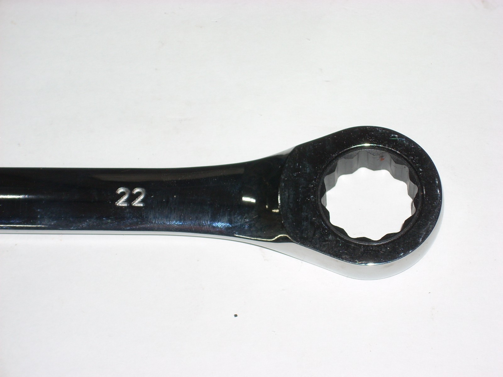 Westward 22 mm Ratcheting Combination Wrench 13" OAL Chrome Vandium - 1LCV6G