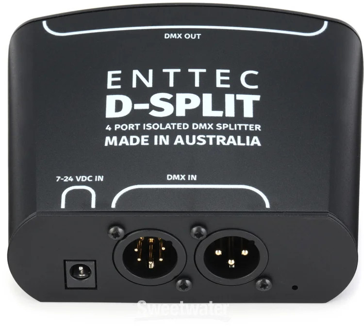 ENTTEC D-Split 4-port Isolated DMX Splitter