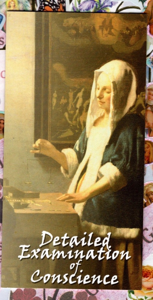 Detailed Examination of Conscience - 4 Panel  Glossy Phamplet